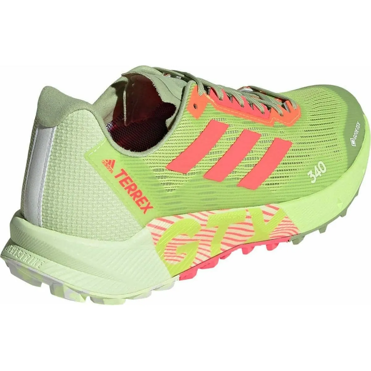 adidas Terrex Agravic Flow 2 GORE-TEX Mens Trail Running Shoes - Yellow