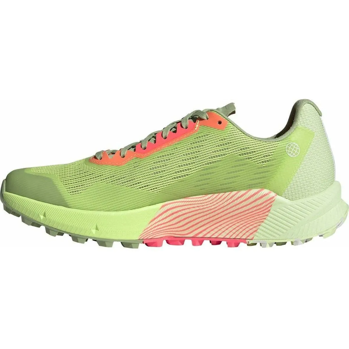 adidas Terrex Agravic Flow 2 GORE-TEX Mens Trail Running Shoes - Yellow