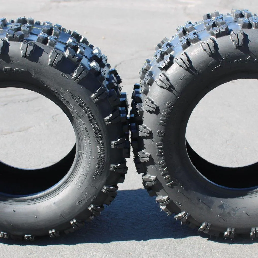 Antego 16X6.50-8 ATW-053 2 ply Snow tires (Set of 4) Non-directional