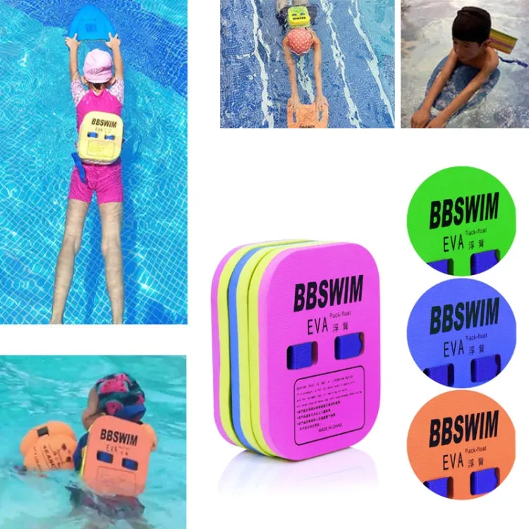 BBSWIM Swimming Back Flotation Board Swimming Buoyancy Aids, Color: Small Pink