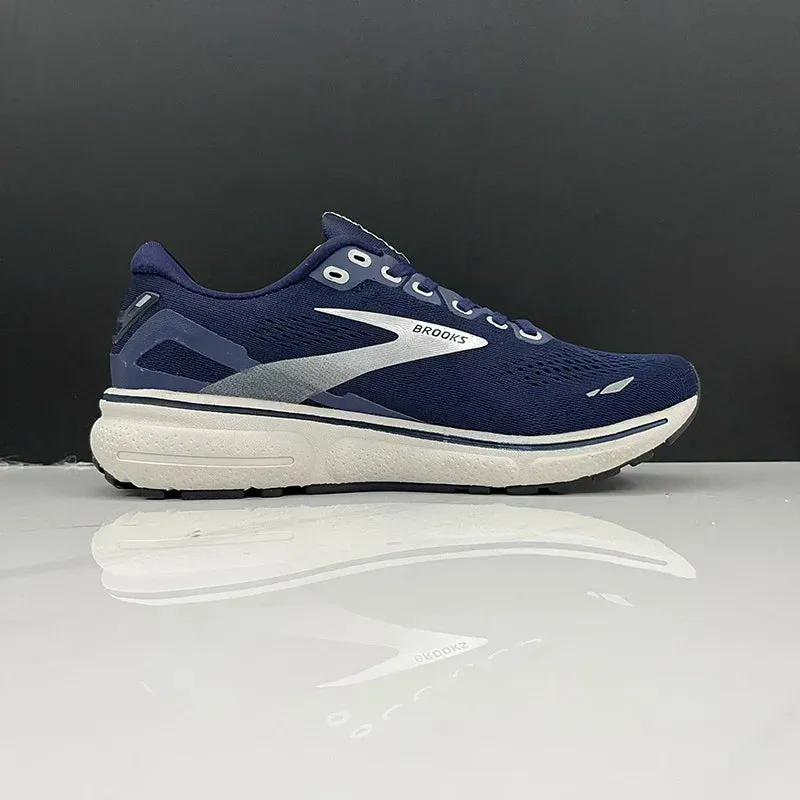 BROOKS Ghost 15 Peacoat Pearl Salt Air Running Shoes Women Men Long-Distance Road Sport Training Casual Sneakers