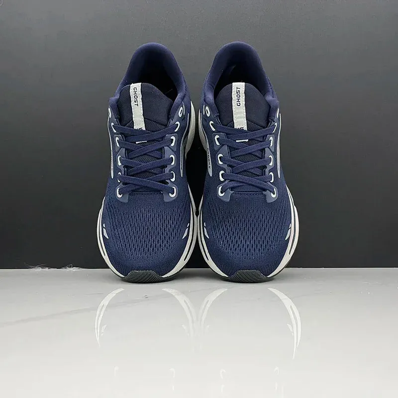 BROOKS Ghost 15 Peacoat Pearl Salt Air Running Shoes Women Men Long-Distance Road Sport Training Casual Sneakers