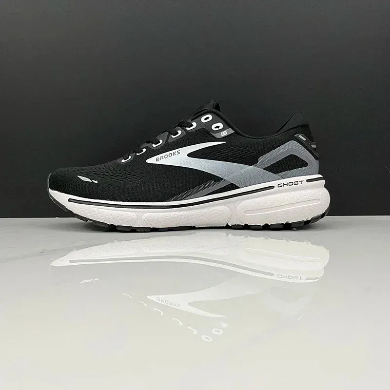 BROOKS Ghost 15 Peacoat Pearl Salt Air Running Shoes Women Men Long-Distance Road Sport Training Casual Sneakers