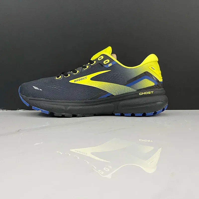 BROOKS Ghost 15 Peacoat Pearl Salt Air Running Shoes Women Men Long-Distance Road Sport Training Casual Sneakers