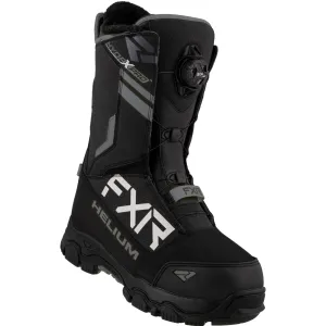 FXR Helium Boa Snowmobile Boots Black