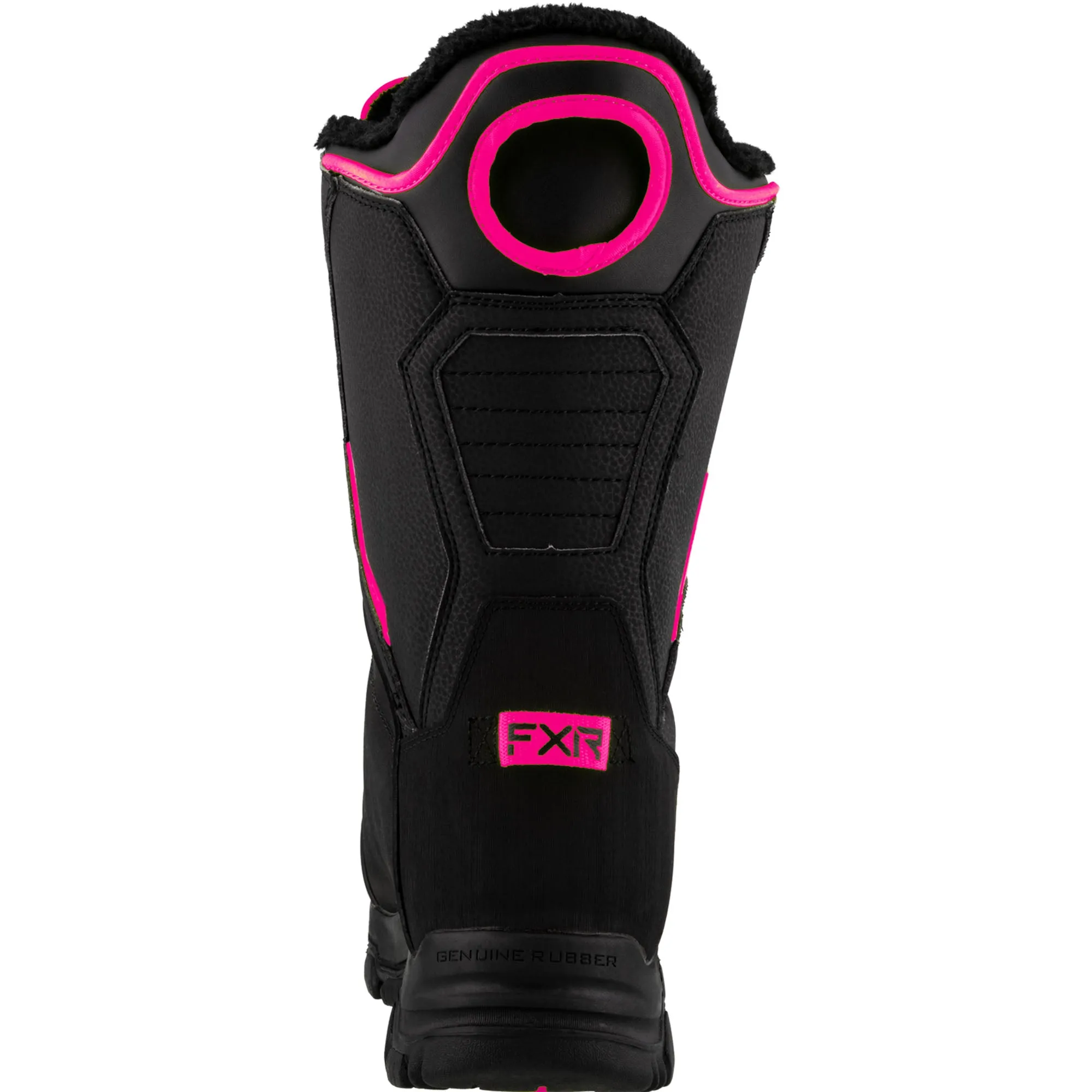FXR Helium Boa Snowmobile Boots Black/Fuchsia