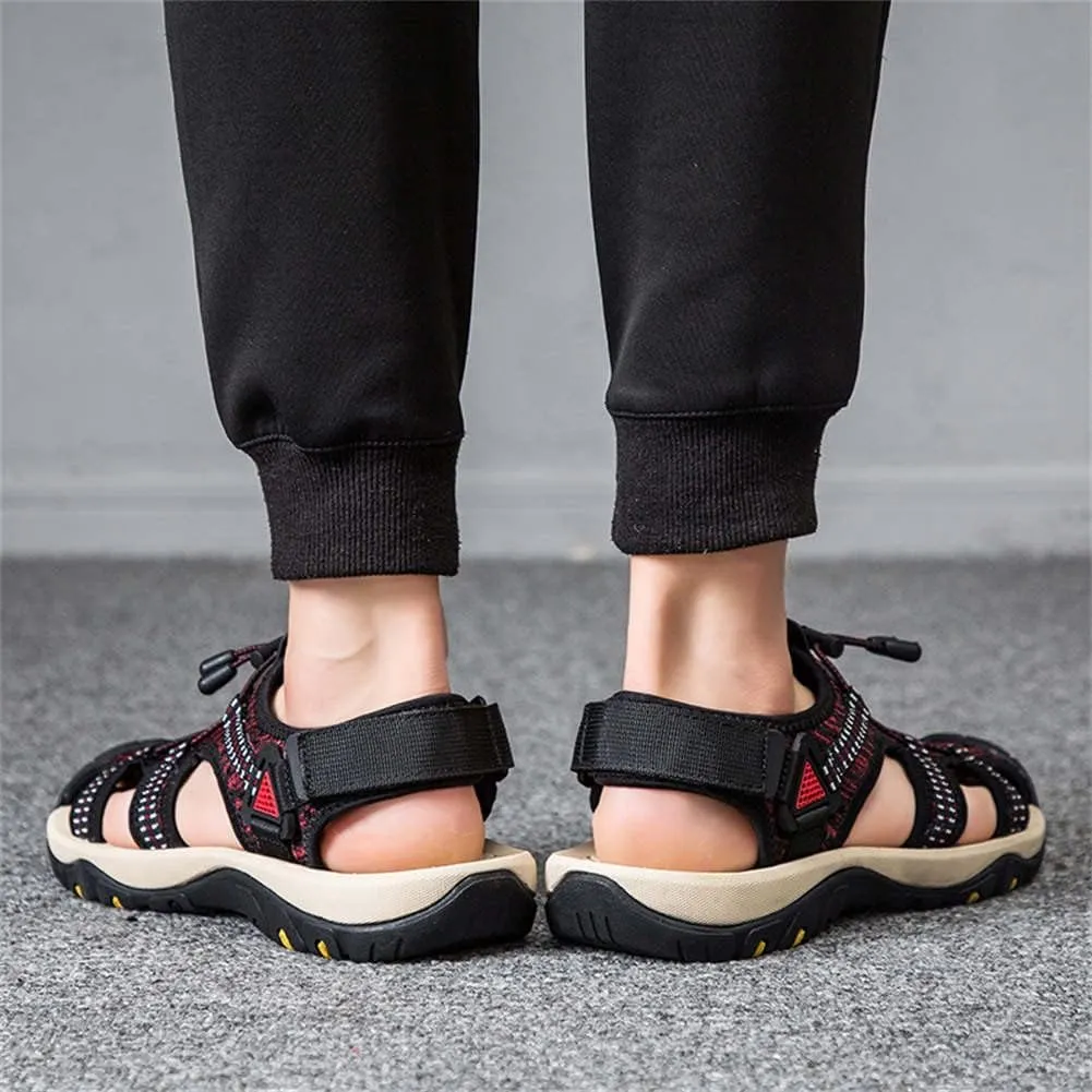 GEXECEUSS Men's Sport Sandals Lightweight Water Shoes Closed Toe Fisherman Sandals Walking Casual Leather Athletic Shoes for Summer Outdoor Beach Wading Boat