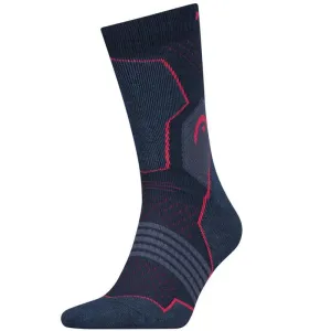 HEAD Hiking Crew Unisex Socks Blue/Pink - 2 Pack