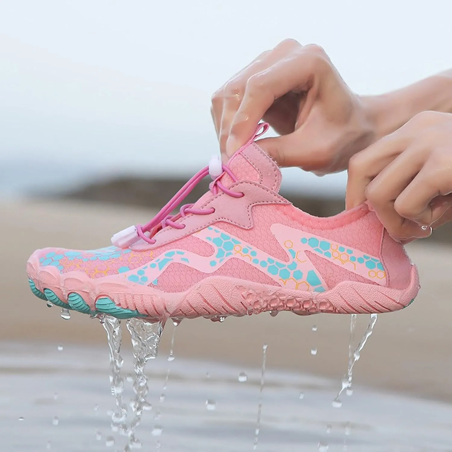 Non Slip Water Shoes for Women Men Beach Sports Barefoot Shoes Lightweight Quick-Dry Wading Shoe Swim Shoe