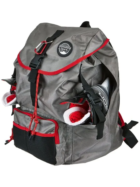 Snowshine Sports THE SHINER Skate Backpack - Ice, Roller, Inline, Snow Backpack - Perfect for Transport - Sale