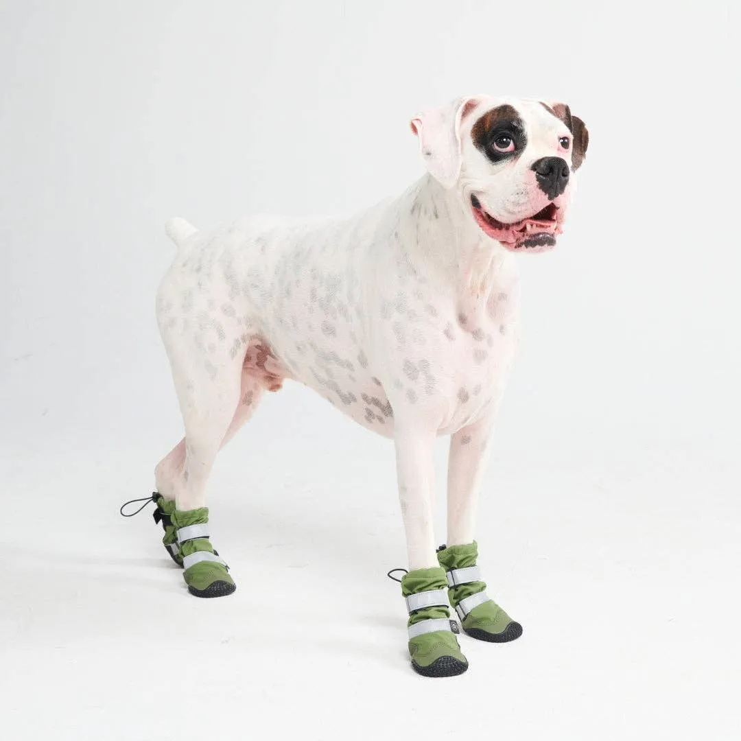 Spark Paws Flex Shell Water-resistant Green Dog Boots
