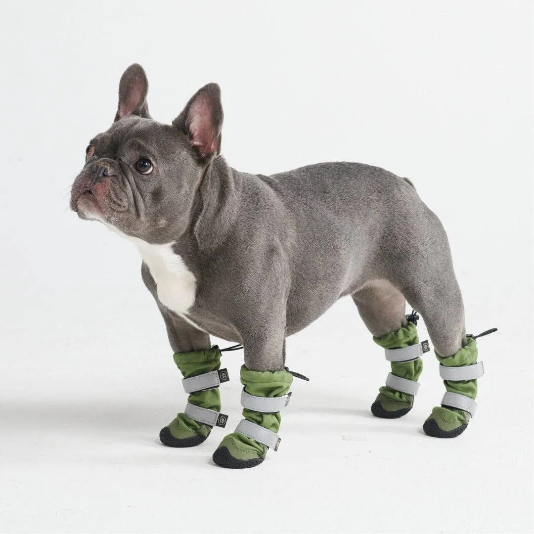 Spark Paws Flex Shell Water-resistant Green Dog Boots