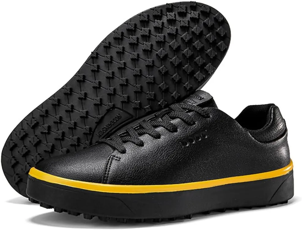 Spikeless Golf Shoes for Ladies Water-Resistant Trainers Non-Slip Lightweight Breathable Golfing Footwear